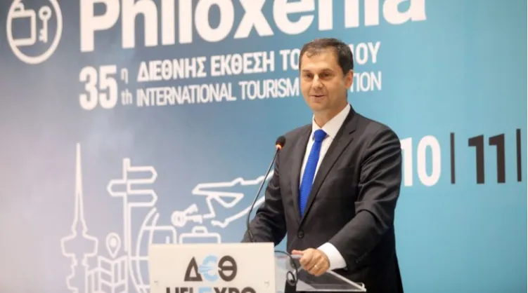 Greek Tourism Minister Harry Theoharis - Image Source: kathimerini.com
