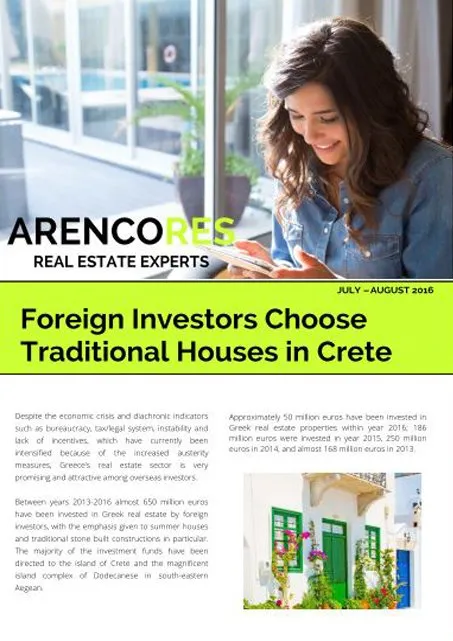 Foreign Investors Choose Traditional Houses in Crete