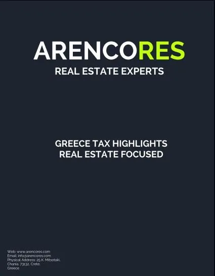 Greece Tax Highlights - Real Estate Focused