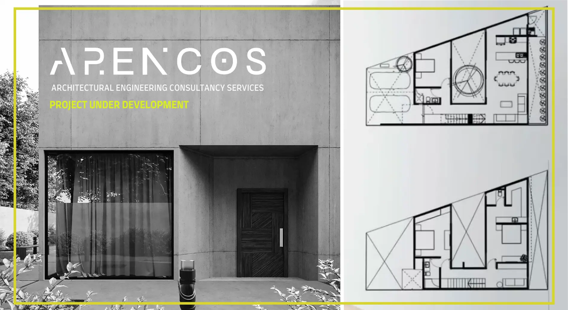 Concrete Minimalism in Apokoronas: An Under Construction House for Sale