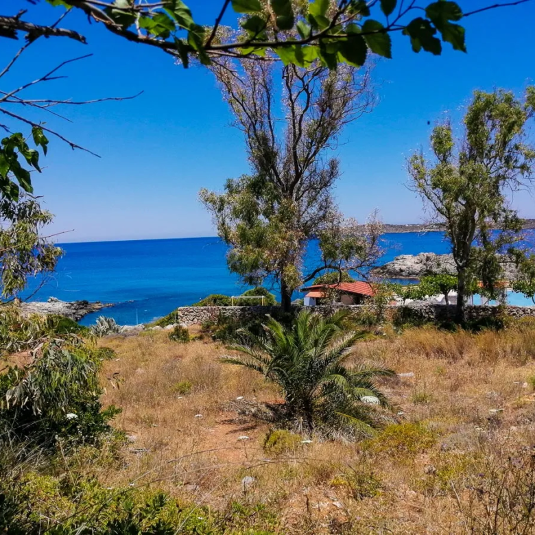 Kalathas Waterfront Plot For Sale, Akrotiri, Chania - ARENCORES Real Estate Agents in Chania, Crete.