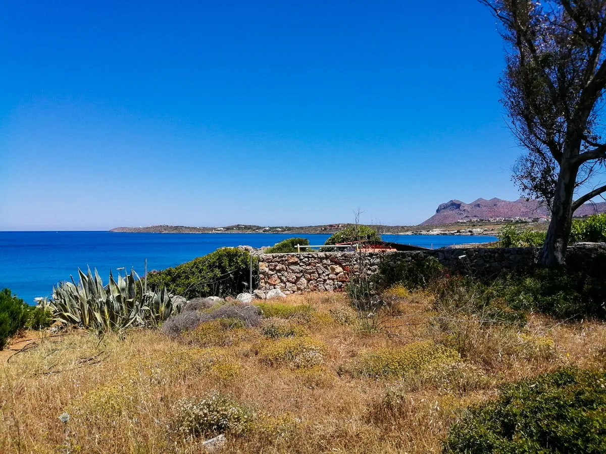 Kalathas Waterfront Plot For Sale, Akrotiri, Chania - ARENCORES Real Estate Agents in Chania, Crete.