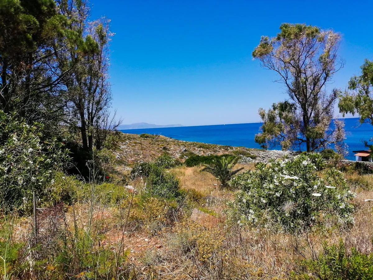 Kalathas Waterfront Plot For Sale, Akrotiri, Chania - ARENCORES Real Estate Agents in Chania, Crete.