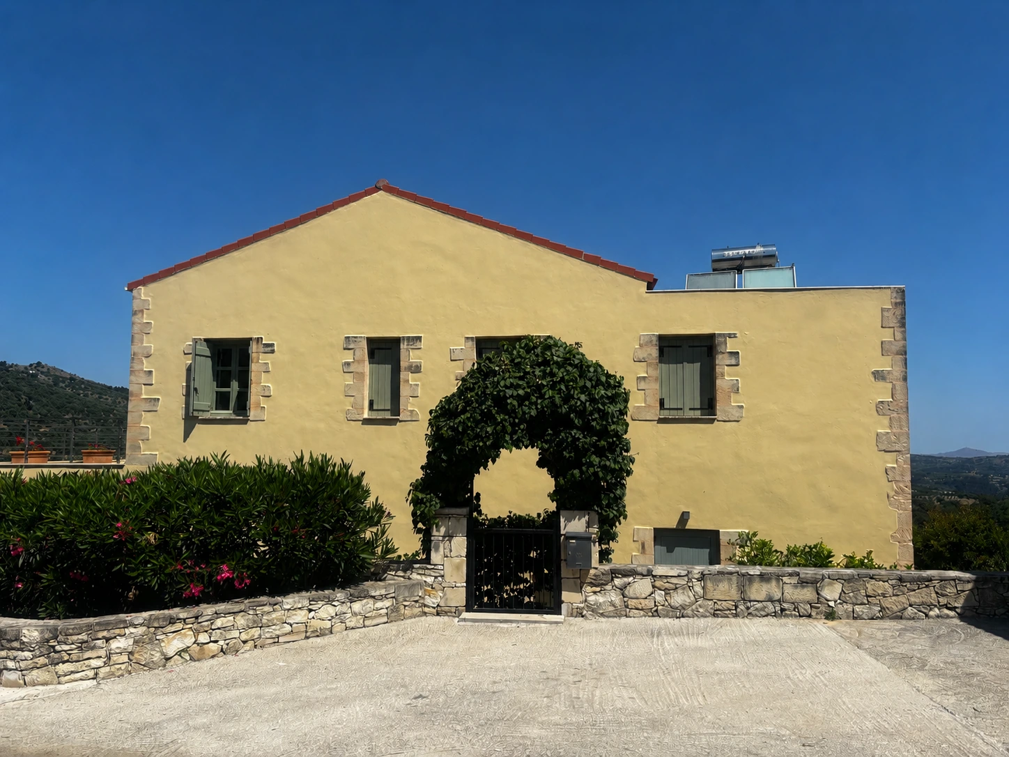 renovated-traditional-stone-villa-in-apokoronas (10) Old Olive Factory Villa For Sale - Chania Real Estate