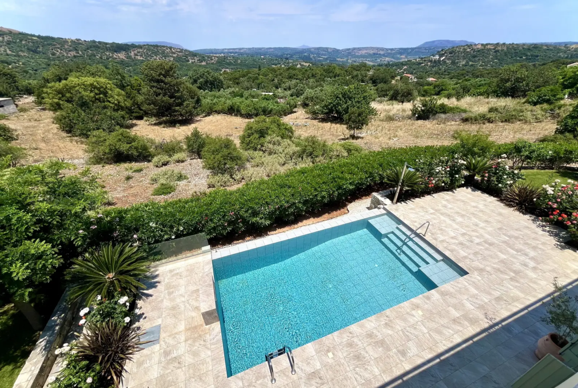 Pool Views - Apokoronas 4 Bedroom Villa for Sale