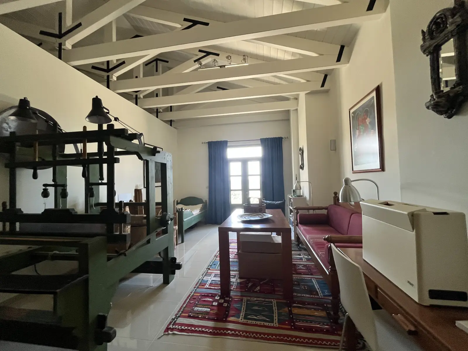 renovated-traditional-stone-villa-in-apokoronas (7) Living Room Area - Apokoronas 4 Bedroom Villa with pool for sale