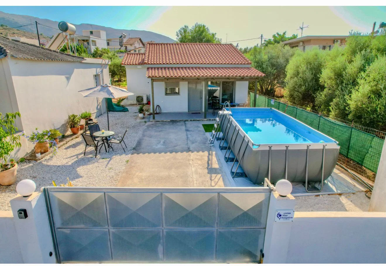 hania-tsikalaria-2-bedroom-house-for-sale (2) Modern 2-Bedroom Private Residence with Pool in Souda, Chania - Pool and Garden